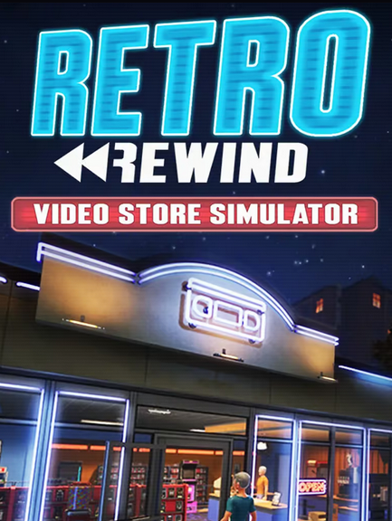 Portada de RETRO REWIN - VIDEO STORE SIMULATOR